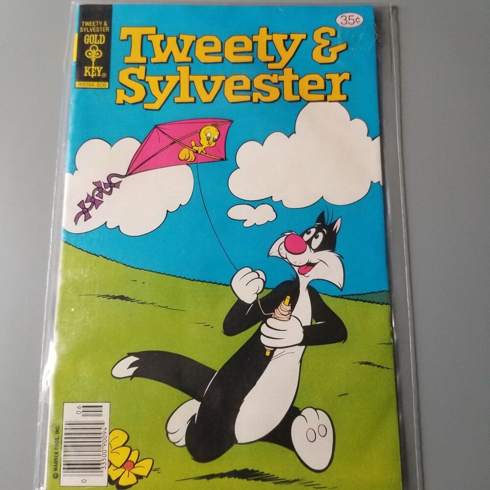 Vintage Tweety and Sylvester comic book Gold Key 90094-806 1974